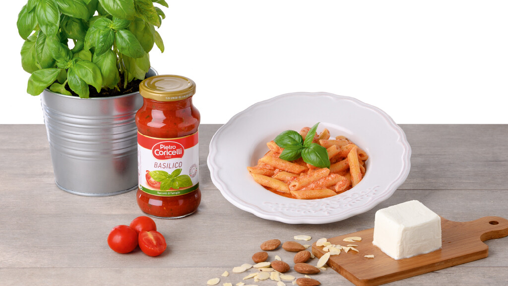 Pennette al Basilico e Mandorle - 01-Pennette al basilico e mandorle