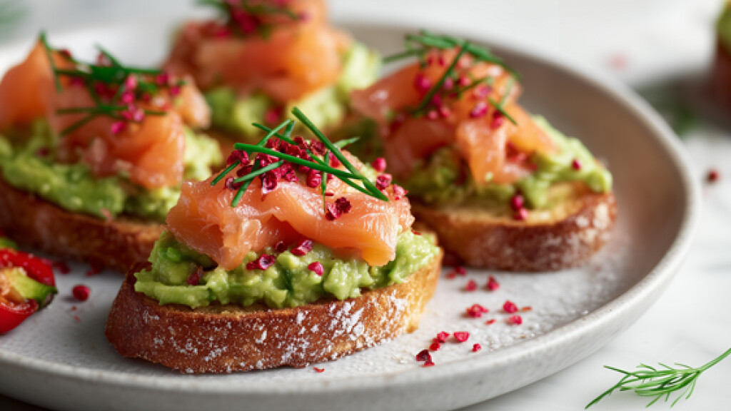 Crostini con Guacamole di Avocado e Salmone - crostino-avocado-salmone