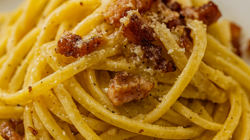 Strangozzi con guanciale e pecorino - Strangozzi con guanciale e pecorino