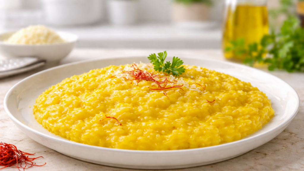 Risotto vialone nano allo Zafferano - Risotto vialone nano allo Zafferano