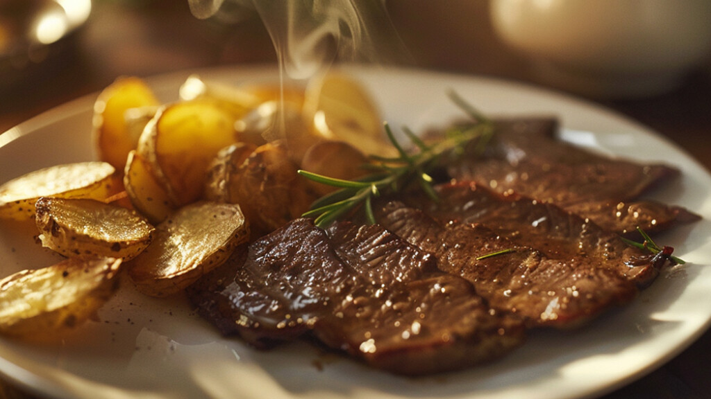 Fettine di Equino con patate - fettine-equino