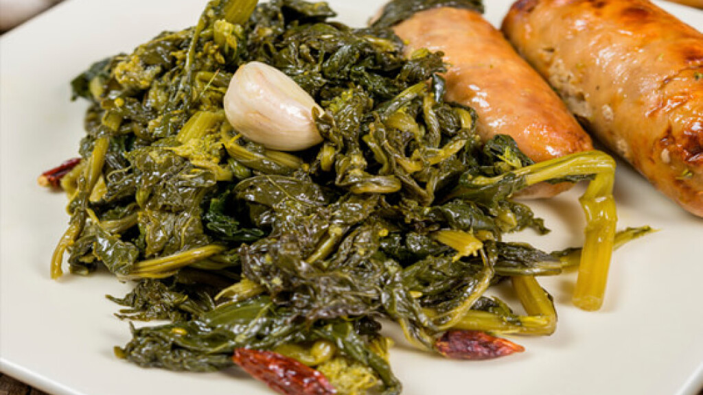 Friarielli con Salsicce - friarelli e sals
