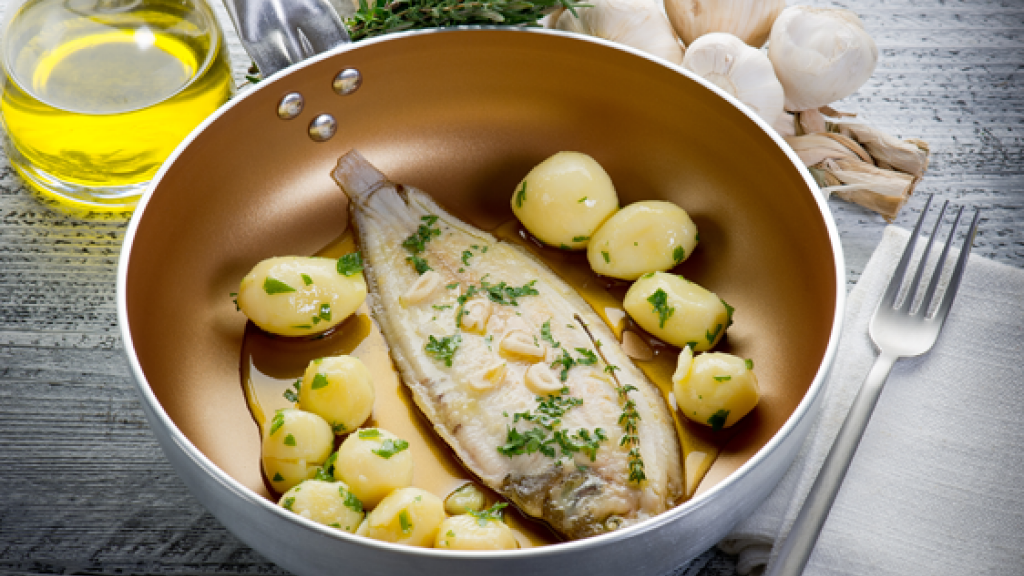 Sogliola in padella con patate novelle - sogliola-ricetta