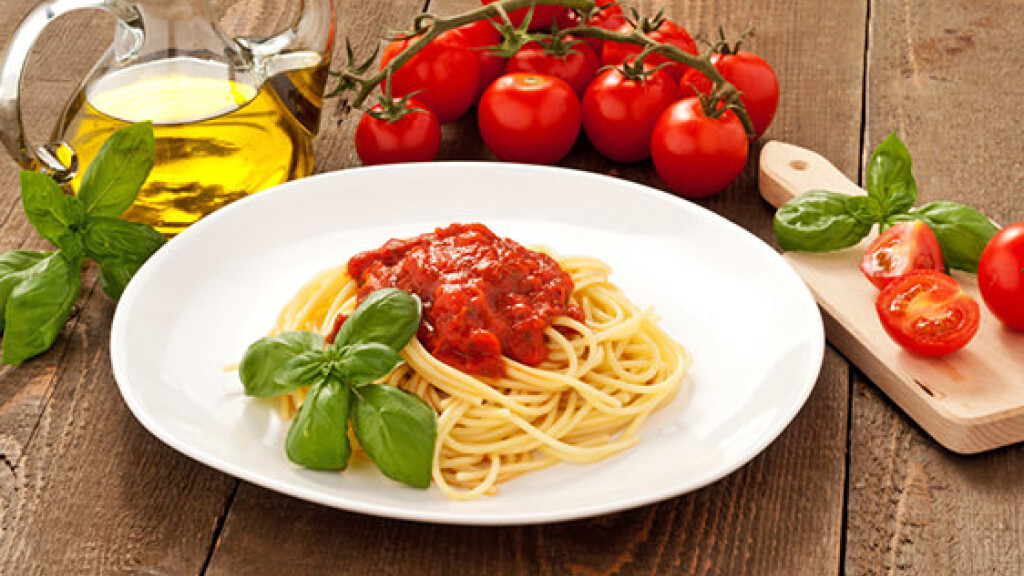 Spaghetti con Pomodorini e Basilico - Spaghetti con Pomodorini