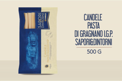 Candele Pasta di Gragnano IGP 500 g Sapori&Dintorni - candele-gragnano