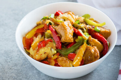 Pollo ai Peperoni alla Romana