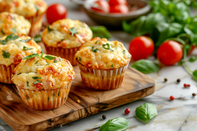 Muffin salati con Pecorino di Pienza