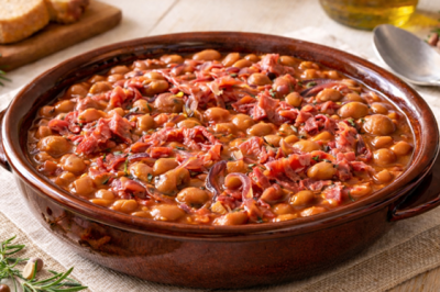 Carne salada e fasoi