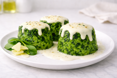 Tortino di spinaci e fontina