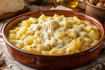 Pasta e patate con provola - pasta-patate-provola
