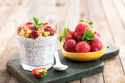 Budino ai Semi di Chia - budino-semi chia